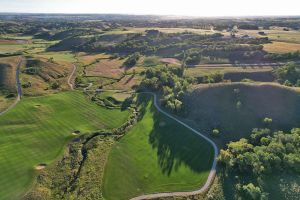 Minot 17th Aerial Fairway